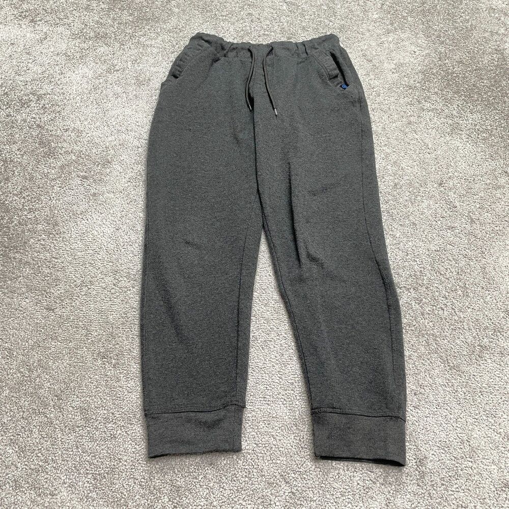 Monument Jogger Sweatpants Womens Medium Dark Gray Elastic Fleece Casual 28x27